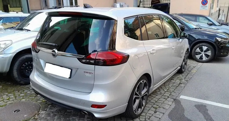 mazowieckie Opel Zafira cena 27000 przebieg: 120572, rok produkcji 2016 z Nowy Sącz